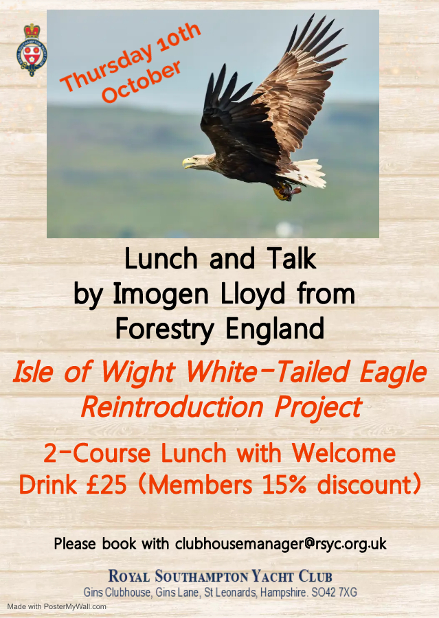 Lunch & Talk - Isle of Wight White Tailed Eagle Reintroduction Project ...